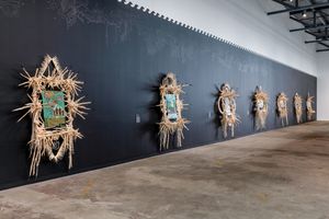 Exhibition view: Guadalupe Maravilla, _Mariposa Relámpago,_ Institute of Contemporary Art, Boston (25 May–4 September 2023). © the artist. Photo: Mel Taing.